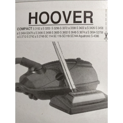 BOLSA ASPIRADOR HOOVER COMPACT, VER FOTO MODELOS, CAJA 5 BOLSAS PAPEL, KIT 2 CAJAS,   F-727 - Imagen 2