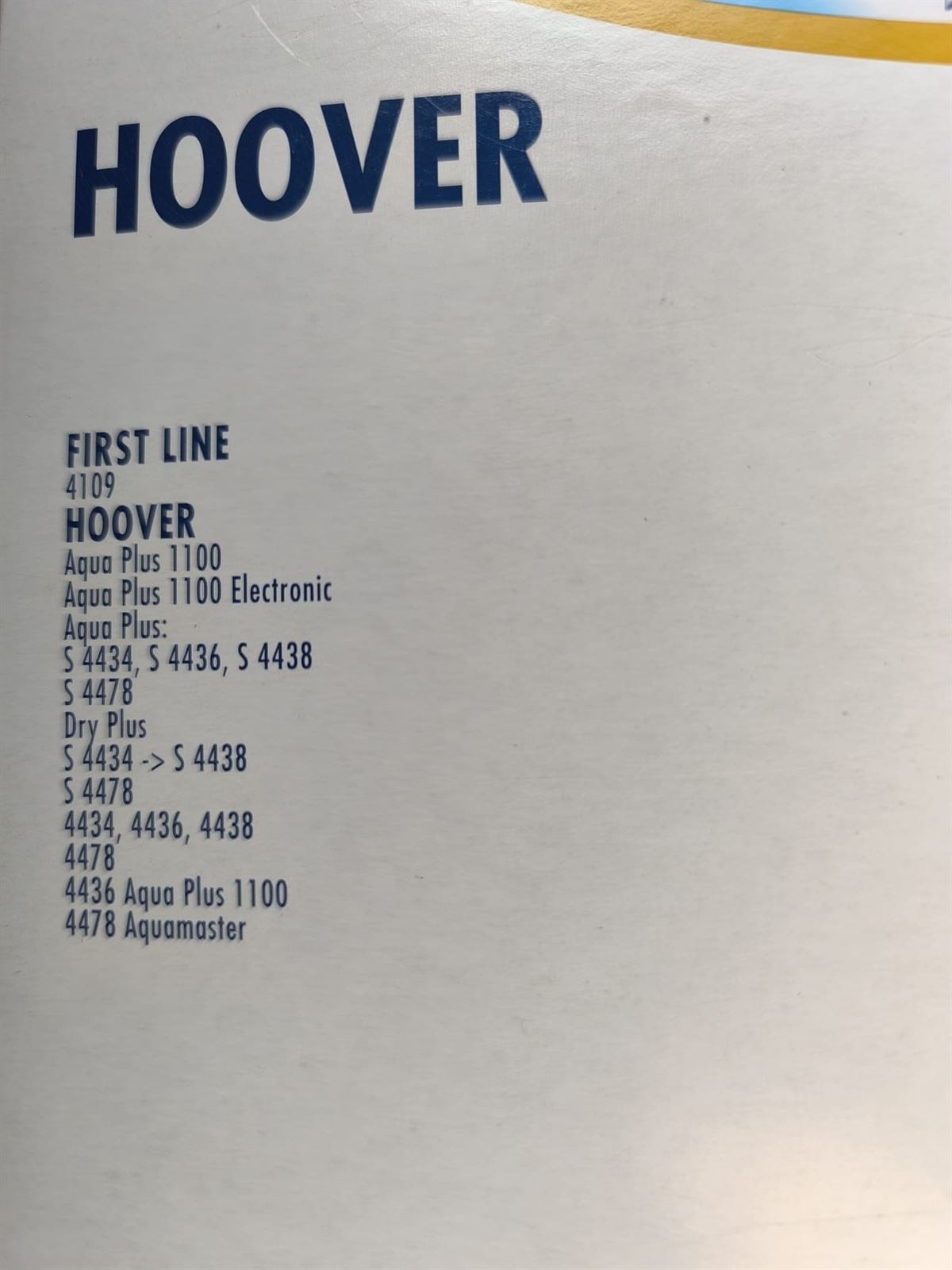 BOLSA ASPIRADOR HOOVER, FIRST LINE, CAJA 5 BOLSAS. HO108-CW - Imagen 2