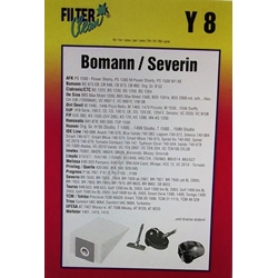 BOLSA ASPIRADOR HOOVER, STUDIO, VALIDA PARA VARIAS MARCAS, VER MODELOS FOTO, PAQUETE 4 BOLSAS+1FILTRO, 000128-K - Imagen 1