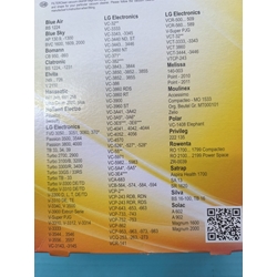 BOLSA ASPIRADOR LG, PAQUETE 5 BOLSAS, VER COMPATIBILIDAD OTRAS MARCAS,    62667MF - Imagen 2