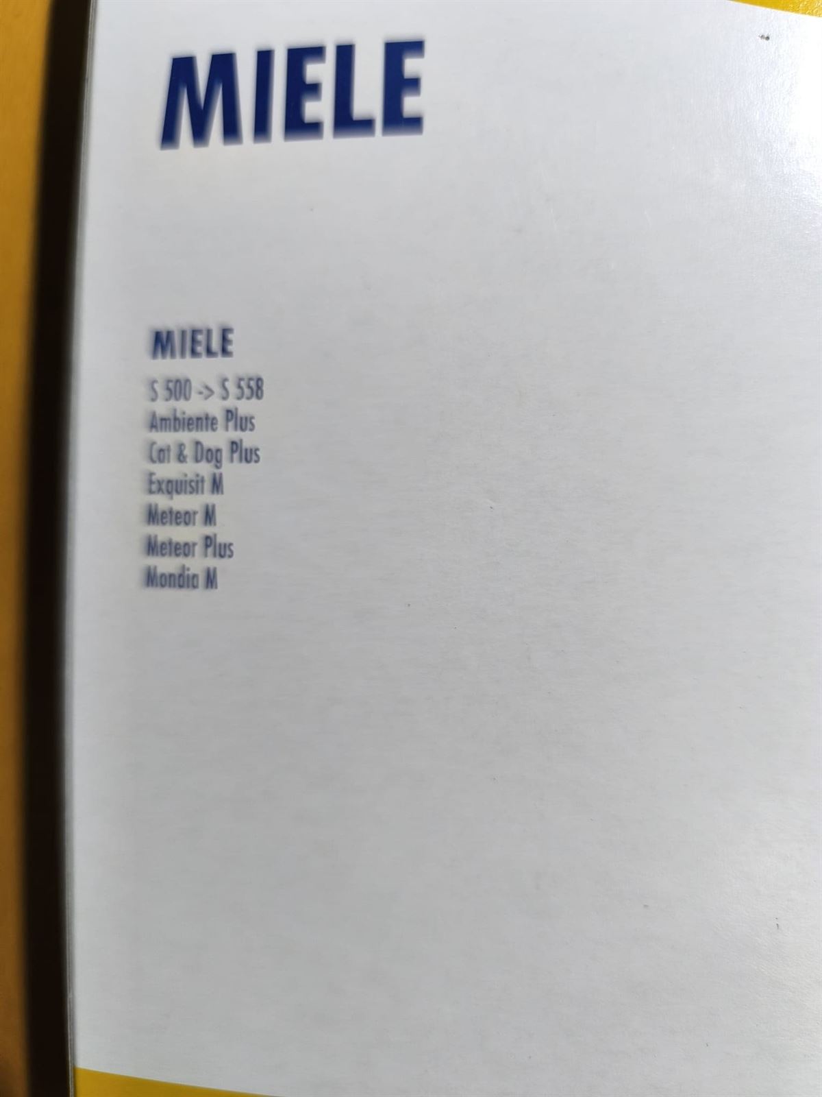 BOLSA ASPIRADOR MIELE, CAJA 5 BOLSAS, MI133-CW - Imagen 1