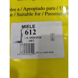 BOLSA ASPIRADOR MIELE, PAQUETE 5 BOLSAS SINTETICAS, CARTON 75MM, DIAMETRO 42MM, RECANBIO ALTERNATIVO, S920 - Imagen 1
