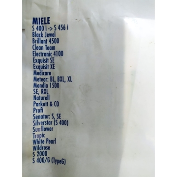 BOLSA ASPIRADOR MIELE, RECAMBIO ALTERNATIVO, VER FOTO MODELOS MARCAS,S400,S456I,4500,S2000, PAQUETE 5+ 2 FILTRO, BOLSAS PAPEL, MI132-W, 481981729255 - Imagen 1