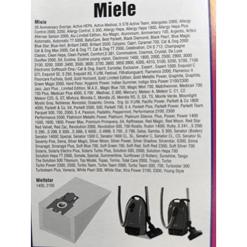 BOLSA ASPIRADOR MIELE WELTSTAR 1400, 2100, CAJA 5 BOLSAS, VER FOTO MODELOS, 62730 - Imagen 2