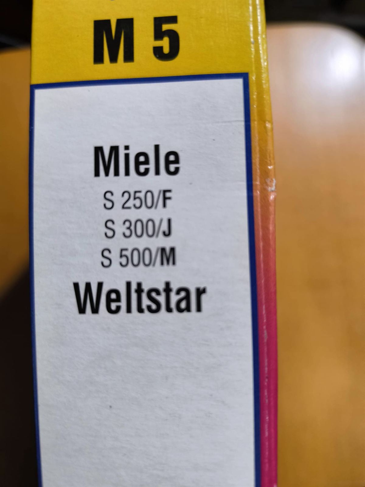 BOLSA ASPIRADOR MIELE WELTSTAR 1400, 2100, CAJA 5 BOLSAS, VER FOTO MODELOS, 62730 - Imagen 3