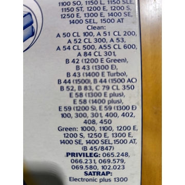 BOLSA ASPIRADOR MOULINEX, CAJA 4 BOLSAS + 1 FILTRO MOTOR, VER FOTO MODELOS MARCAS COMPATIBLES, MO136-MW - Imagen 2