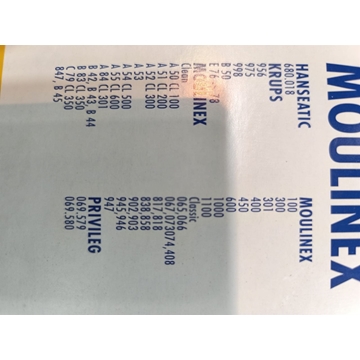 BOLSA ASPIRADOR MOULINEX, CAJA 5 BOLSAS+1FILTRO, VER FOTO MODELOS COMPATIBLES, MO136-CW - Imagen 2