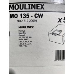 BOLSA ASPIRADOR MOULINEX, CAJA 5 BOLSAS,  MO135-W - Imagen 2
