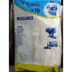 BOLSA ASPIRADOR MOULINEX, VER MODELOS FOTO, PAQUETE 10 BOLSAS, RECAMBIO ALTERNATIVO, 110349 - Imagen 1