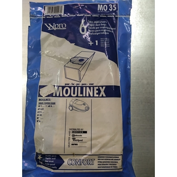 BOLSA ASPIRADOR MOULINEX, VER MODELOS FOTO, PAQUETE 6 BOLSAS+1FILTRO, RECAMBIO ALTERNATIVO, 110348 - Imagen 1