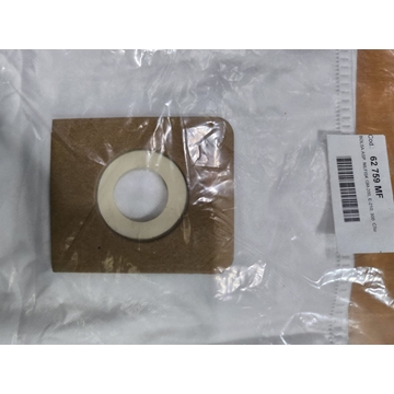 BOLSA ASPIRADOR NILFISK, GM200, E210, E300, PAQUETE 4 BOLSAS SINTETICAS, CARTON 82MM, DIAMETRO 48MM, 62759MF - Imagen 1