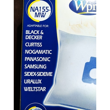 BOLSA ASPIRADOR PANASONIC, CAJA 4 UNIDADES+1FILTRO, VER MODELOS MARCAS FOTO, CALIDAD ALTERNATIVA, P-711-WP - Imagen 2