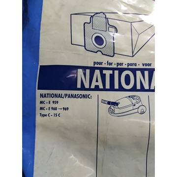 BOLSA ASPIRADOR PANASONIC, CAJA 5 UNIDADES, VER MODELOS MARCAS FOTO, CALIDAD ALTERNATIVA,  NA60 - Imagen 2