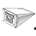 BOLSA ASPIRADOR PANASONIC, PAQUETE DE 5 BOLSAS, MCE96 A 99, MCE940 A 959, 7953430060, F-707 - Imagen 1