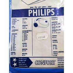 BOLSA ASPIRADOR PHILIPS, LG, TAURUS, UFESA, SAMSUNG, VER MARCAS, MODELOS FOTO, PAQUETE 6 BOLSAS+1FILTRO, RECAMBIO ALTERNATIVO, 110140 - Imagen 2