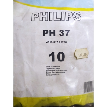 BOLSA ASPIRADOR PHILIPS, PAQUETE 10 BOLSAS, VER FOTO MODELO, RECAMBIO ALTERNATIVO,  110478 - Imagen 1