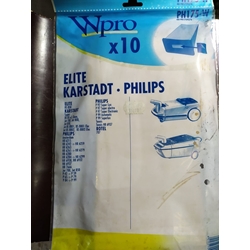 BOLSA ASPIRADOR PHILIPS, PAQUETE 10 BOLSAS, VER FOTO MODELOS MARCAS, RECAMBIO ALTERNATIVO, 110478 - Imagen 2