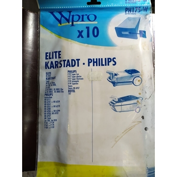 BOLSA ASPIRADOR PHILIPS, PAQUETE 10 BOLSAS, VER FOTO MODELOS MARCAS, RECAMBIO ALTERNATIVO, 110478 - Imagen 2