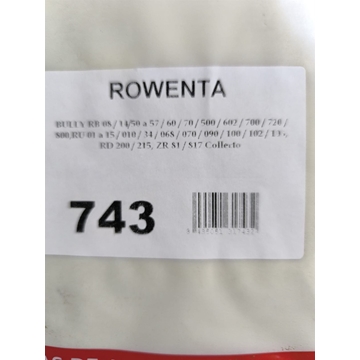 BOLSA ASPIRADOR ROWENTA, BOSCH, CAJA 5 BOLSAS PAPEL, CARTON 128MM, VER MODELOS, 00460448 - Imagen 1