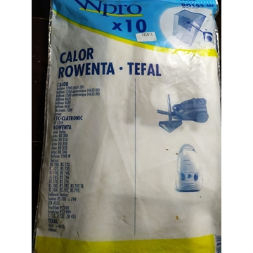 BOLSA ASPIRADOR ROWENTA, CAJA 10 BOLSAS PAPEL, RECAMBIO ALTERNATIVO, VER FOTO MODELOS MARCAS,    RO193-W,   110524 - Imagen 1