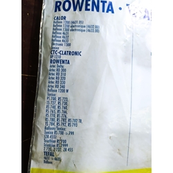 BOLSA ASPIRADOR ROWENTA, CAJA 10 BOLSAS PAPEL, RECAMBIO ALTERNATIVO, VER FOTO MODELOS MARCAS,    RO193-W,   110524 - Imagen 2