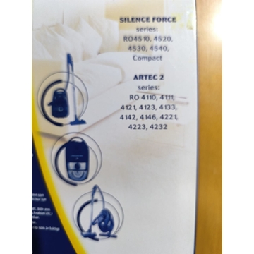 BOLSA ASPIRADOR ROWENTA, CAJA 4 BOLSAS + 1 FILTRO MOTOR, VER FOTO MODELOS COMPATIBLES, RO305-MW - Imagen 2