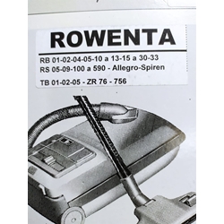 BOLSA ASPIRADOR ROWENTA, CAJA 5 BOLSAS, RECAMBIO ALTERNATIVO, VER FOTO MODELOS, Ancho: 33 cm Profundidad: 34 cm, F-741 - Imagen 2