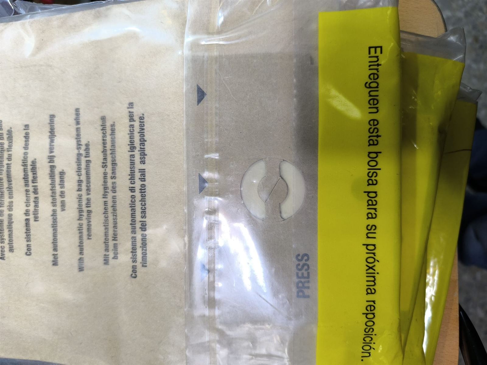 BOLSA ASPIRADOR ROWENTA, SPACIO RS615, CAJA 5 BOLSAS, RECAMBIO ALTERNATIVO, CARTON 140MM, DIAMETRO 32MM, RS615 - Imagen 2