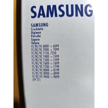 BOLSA ASPIRADOR SAMSUNG, CAJA 5 BOLSAS, VER FOTO MODELOS,   SA197-CW - Imagen 2