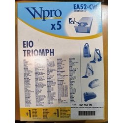 BOLSA ASPIRADOR SELETCLINE, ALASKA, CAJA 5 BOLSAS+1FILTRO, VER FOTO MARCAS Y MODELOS, EA52-CW - Imagen 1