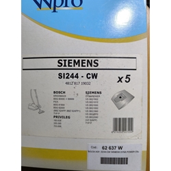 BOLSA ASPIRADOR SIEMENS, BOSCH, CAJA 5 BOLSAS, VER FOTO MODELOS, SI244-CW - Imagen 2