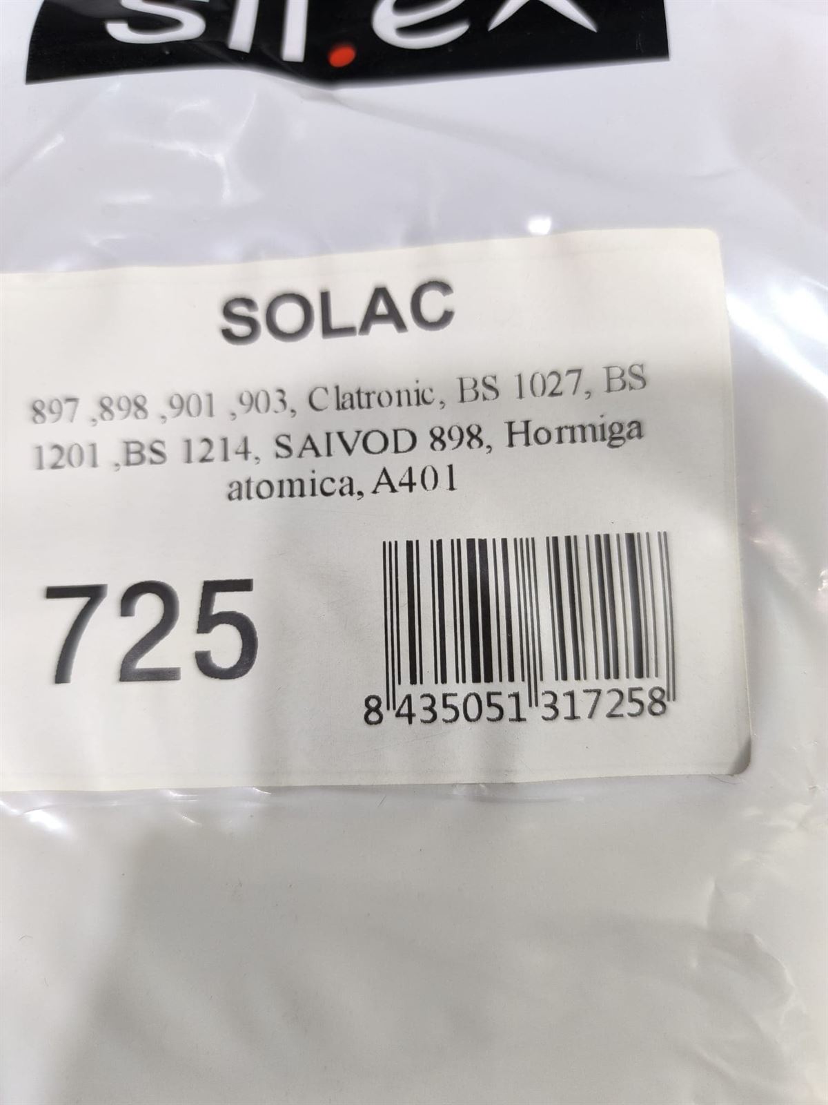 BOLSA ASPIRADOR SOLAC, SAIVOOD, CAJA 5 BOLSAS PAPEL, CARTON 94MM, DIAMETRO 49MM, BS1027 - Imagen 1