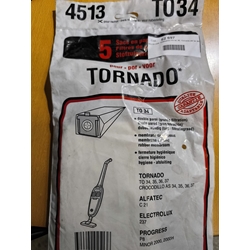 BOLSA ASPIRADOR TORNADO, ELECTROLUX, PROGRESS, CAJA 5 BOLSAS PAPEL, CARTON 75MM, DIAMETRO 42MM, TO34 - Imagen 1