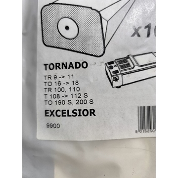 BOLSA ASPIRADOR TORNADO, EXCELSIOR, PAQUETE 10 UNIDADES, TO211-W - Imagen 1