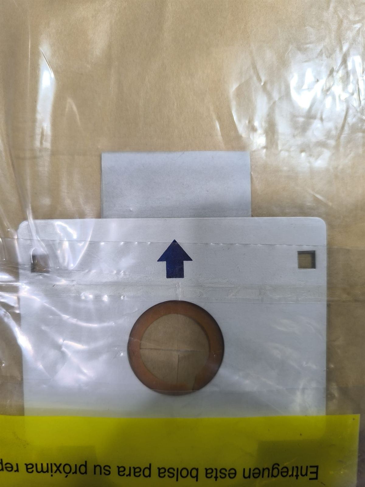 BOLSA ASPIRADOR UFESA, ALTERNATIVA, CAJA 5 BOLSAS PAPEL, CARTON 130MM, DIAMETRO 40MM, 676 - Imagen 2