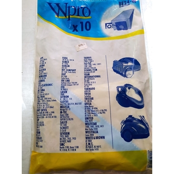 BOLSA ASPIRADOR UFESA, TAURUS, VER FOTO MODELOS COMPATIBLES, CAJA 10 BOLSAS, RECAMBIO ALTERNATIVO,  110698 - Imagen 1