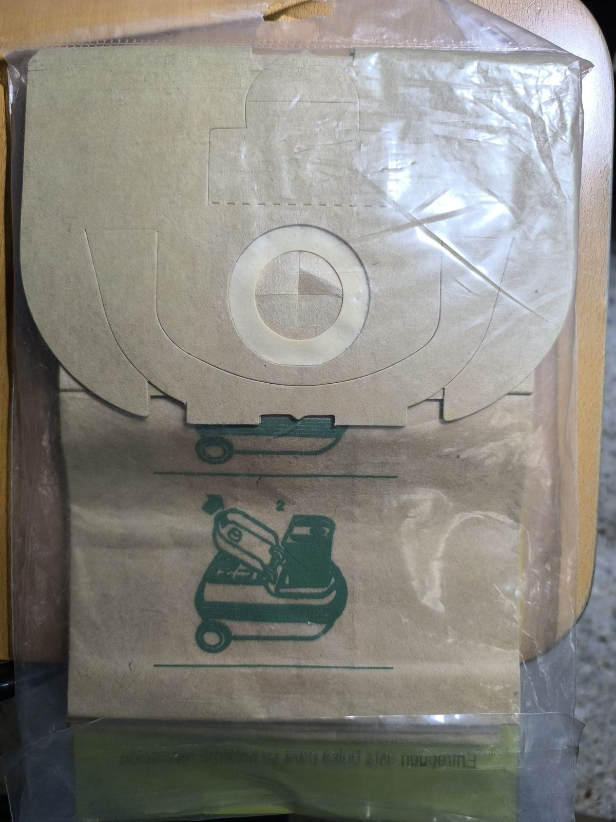 BOLSA ASPIRADOR VORWERK, CAJA 5 BOLSAS PAPEL, CARTON 225MM, DIAMETRO 54MM, VK250 - Imagen 2