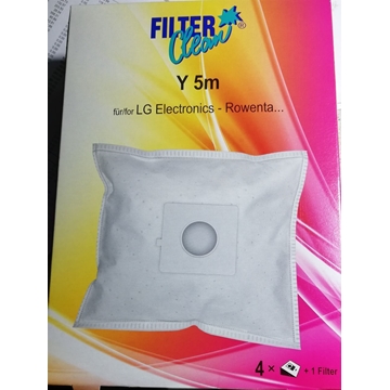 BOLSA ASPIRADORA LG, ROWENTA, PAQUETE 4 BOLSAS + 1 FILTRO, FL0031-K - Imagen 1