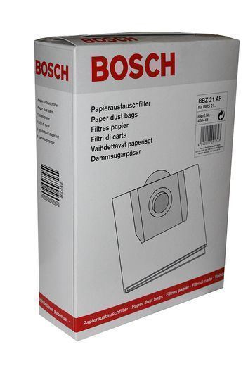 BOLSA PARA ASPIRADOR BOSCH TIPO W, PAQUETE 4 BOLSAS, RECAMBIO ORIGINAL, 00460448, 7953750070 - Imagen 1