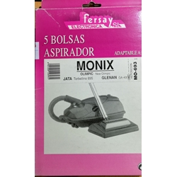 BOLSA PARA ASPIRADOR MONIX, JATA, OLIMPIC, TORBELLINO, MO-693 - Imagen 1