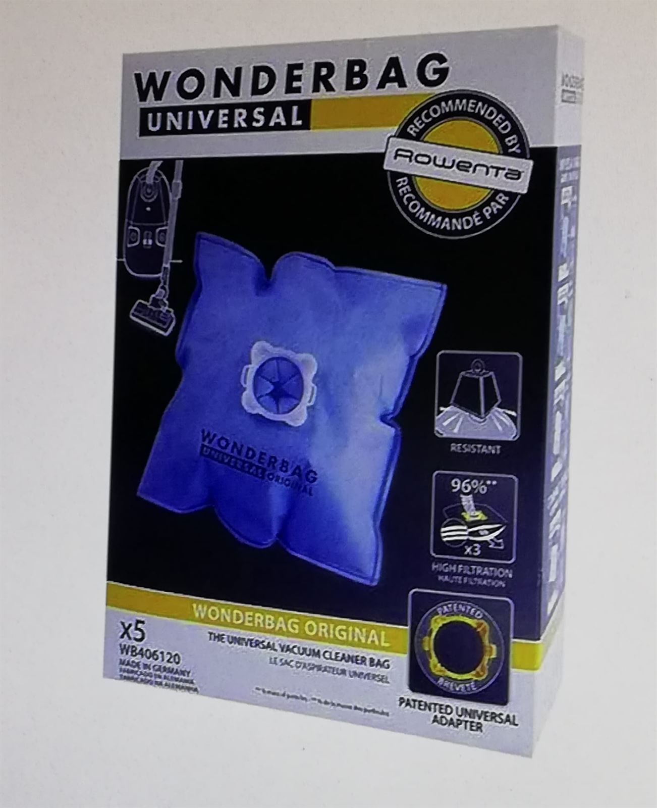 BOLSA PARA ASPIRADOR WONDERBAG SEB WB406120 - Imagen 1