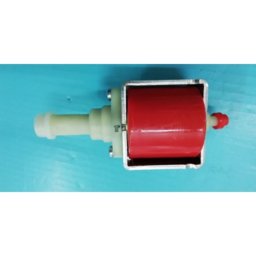 BOMBA CAFETERA DOMESTICA, BOMBA MAQUINA VENDING, BOMBA ULKA VIBRATORIA, 26W, 230V, ALTERNA 50 Hz, 2,5 BAR, 1200 CC/ MINUTO,  ON/OFF 100%, LONGITUD 122 MM, SALIDA ROSCA HEMBRA 1/8, ENTRADA  6 MM, 7360010005 - Imagen 1