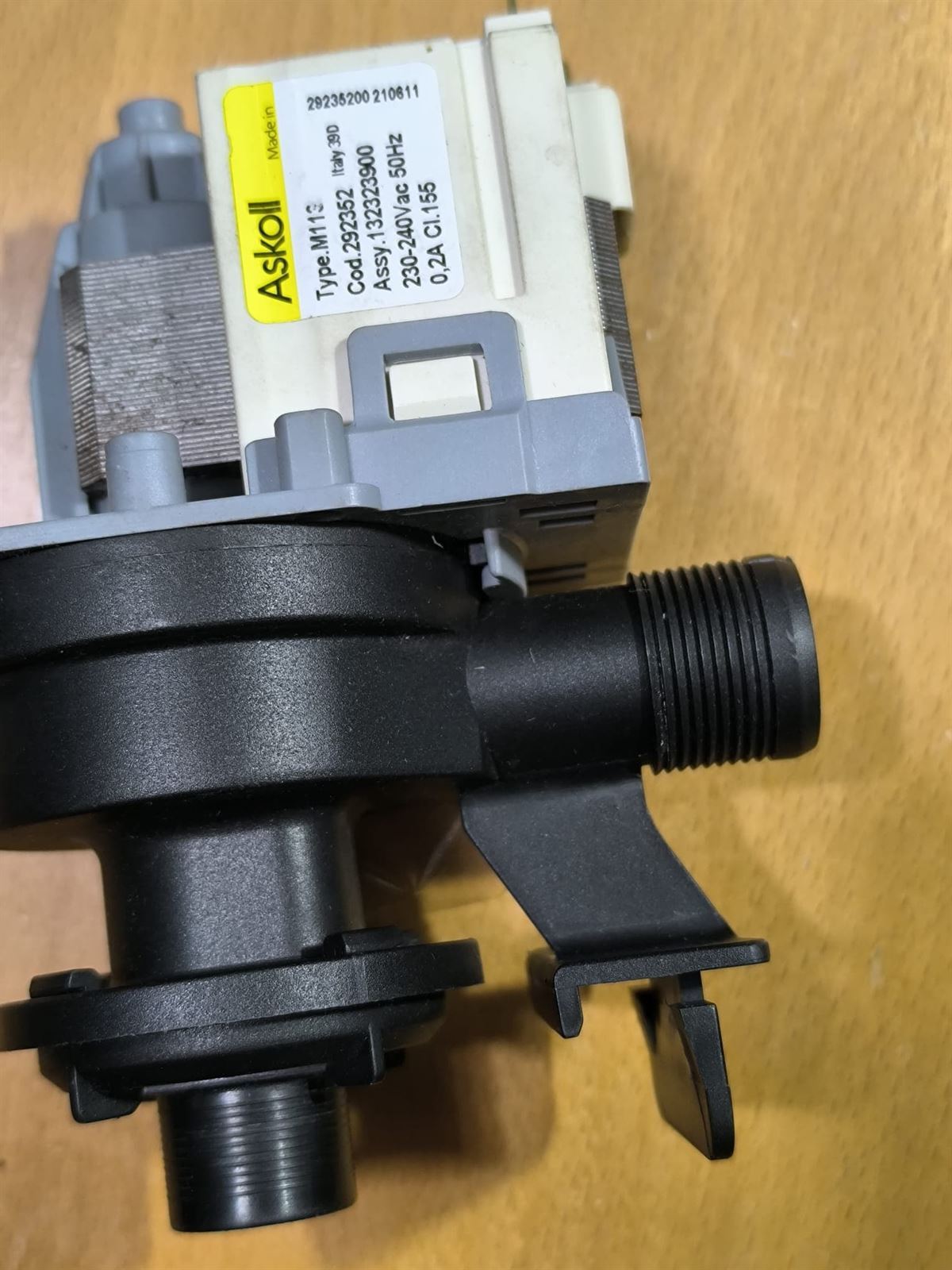 BOMBA DESAGUE LAVADORA ELECTROLUX, 8996461216906 - Imagen 1