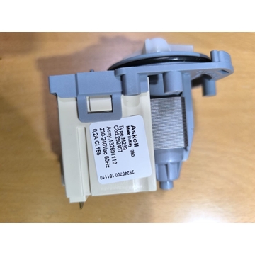 BOMBA DESAGUE LAVADORA ELECTROLUX, AEG, ZANUSSI, MEDIO GIRO, RECAMBIO ORIGINAL, 1268833132 - Imagen 2