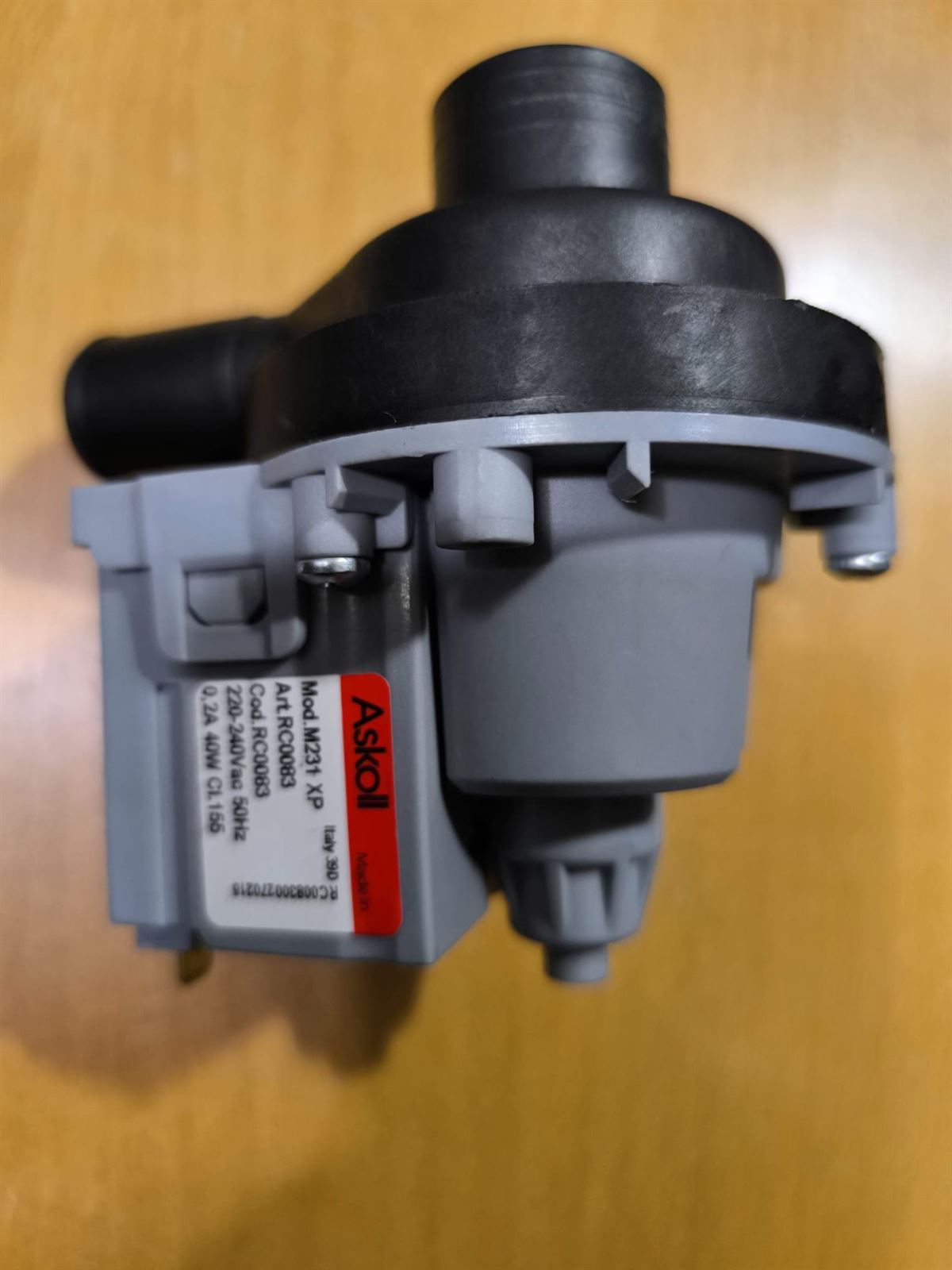 BOMBA DESAGUE LAVADORA ELECTROLUX, AEG, ZANUSSI, RECAMBIO ALTERNATIVO, 65ZN003 - Imagen 3