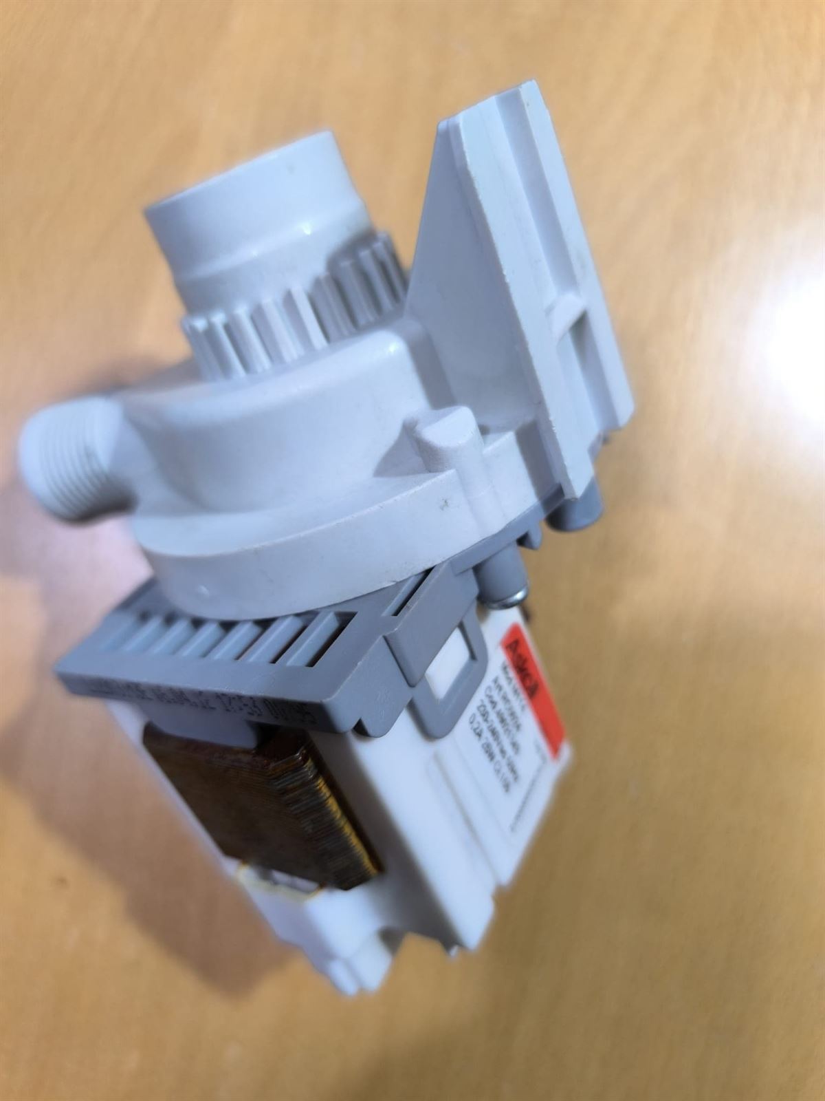 BOMBA DESAGUE LAVADORA ELECTROLUX, AEG, ZANUSSI, RECAMBIO ORIGINAL, 1245988801 - Imagen 2