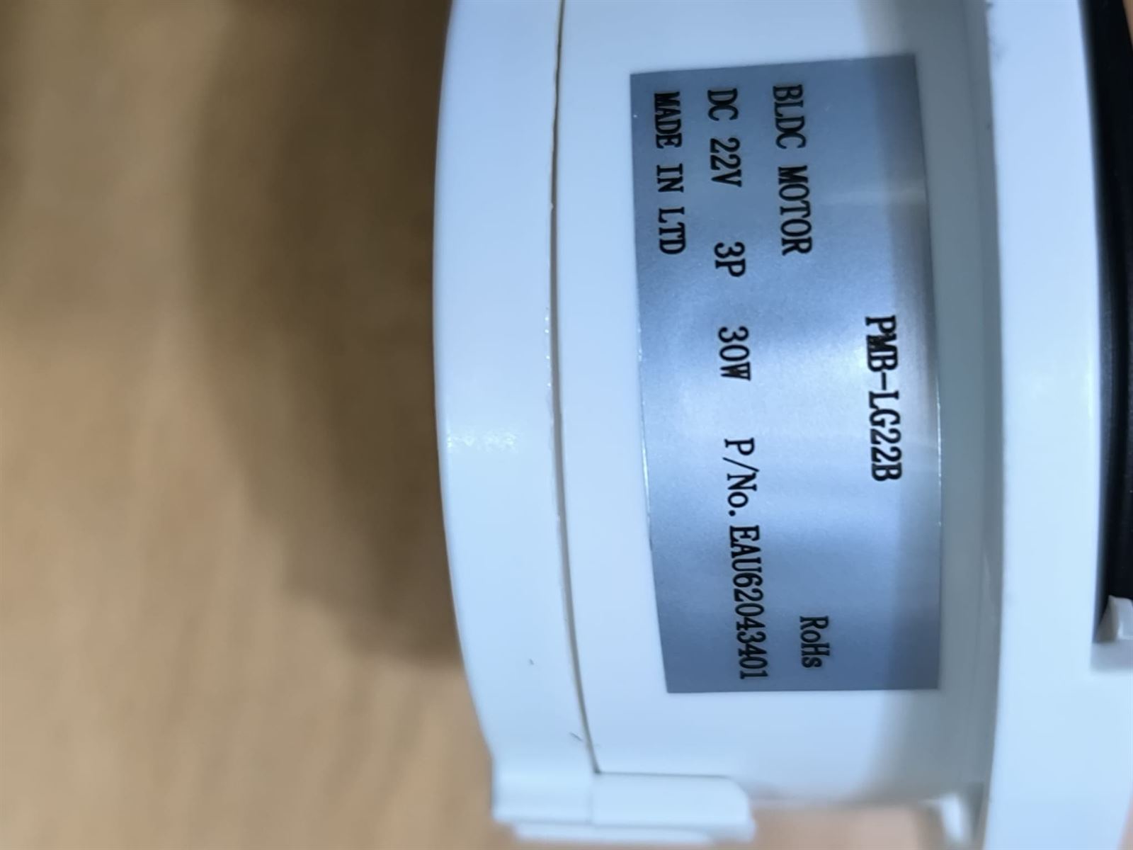 BOMBA DESAGUE LAVAVAJILLAS LG, CORRIENTE CONTINUA 22V, 30W, EAU62043401 - Imagen 4