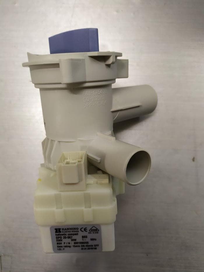 BOMBA DESGUE LAVADORA SIEMENS, WM14B276ES, RECAMBIO ORIGINAL,  00146094 - Imagen 1
