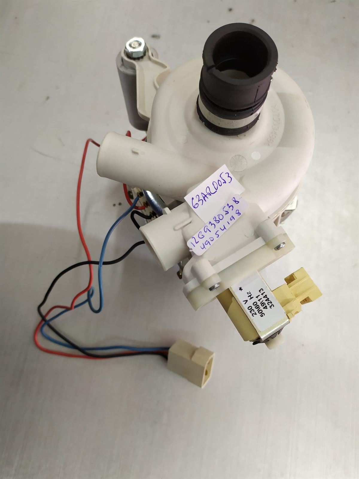BOMBA LAVADO LAVAVAJILLAS ARISTON INDESIT,   63AR0053 - Imagen 1