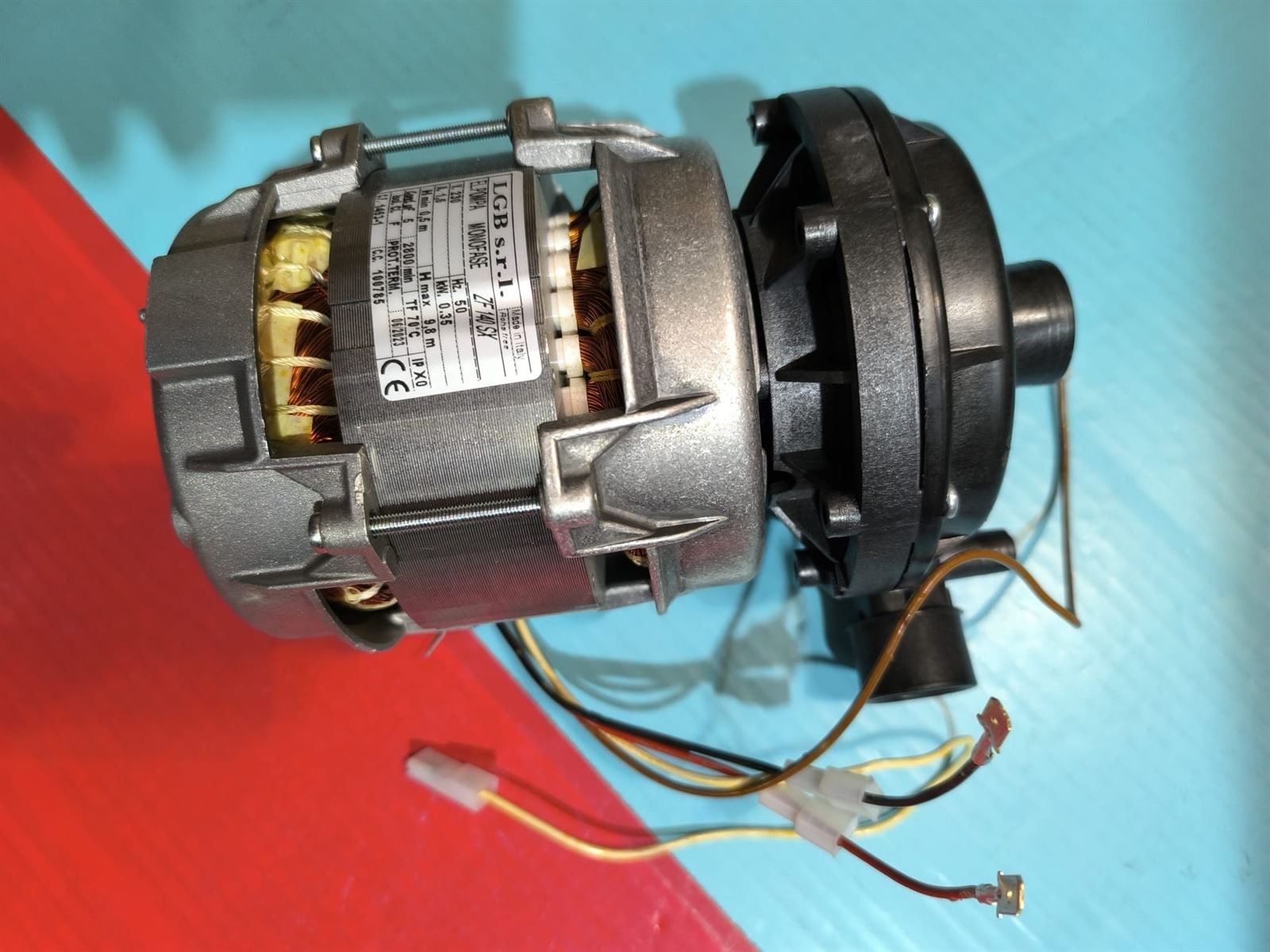 BOMBA LAVADO LAVAVAJILLAS COMENDA, ENTRADA 30MM, SALIDA 29MM, 230V, 50Hz, 036 KW,  500511 - Imagen 2